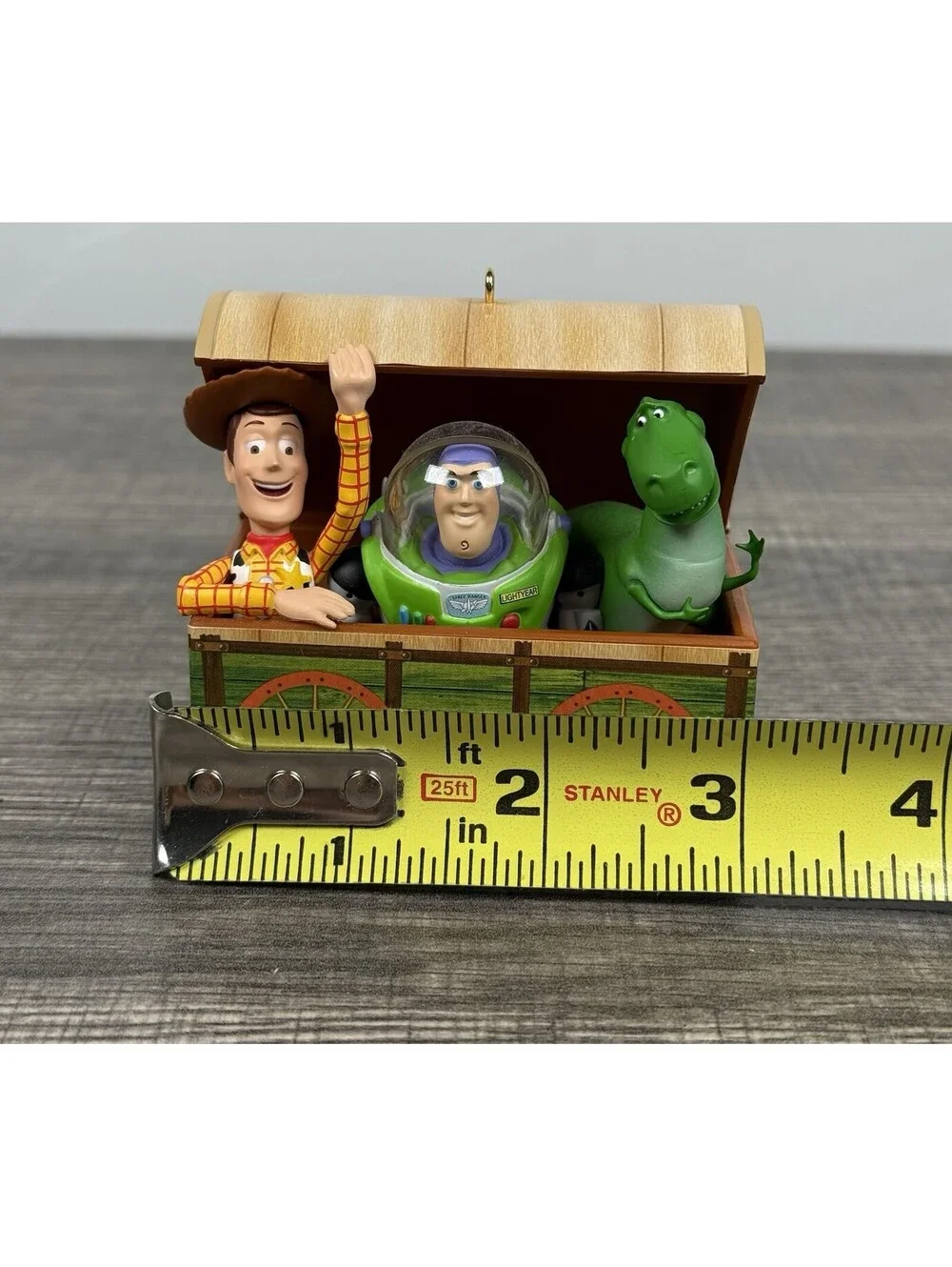Hallmark 2009 Disney Pixar Toy Story Time to Play Ornament Woody Buzz Rex No Box